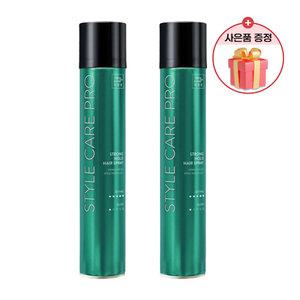 미쟝센 스타일케어 헤어스프레이 스트롱홀드 300ml x2개 + 사은품증정