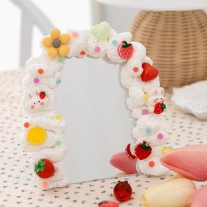 민화샵 클레이 폼미러 DIY 만들기세트 접이식 탁상거울 테이블 꾸미기 클레이만들기세트 꾸미