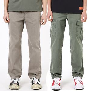 비브레이커스 남자 면바지/피그먼트/와이드/밴딩/카고/조거/빅사이즈/작업복/스판/여름/냉감/팬츠/치노