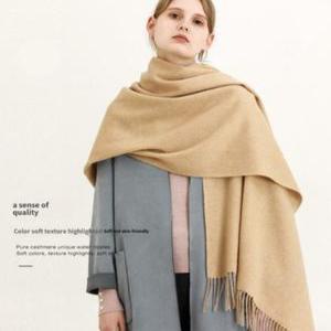 몽골 퓨어 울 100 숄 케이프 Wool 100%