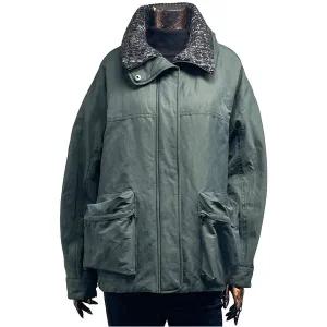 [데시데](의정부점)부클배색 아웃포켓포인트 패딩자켓 DMW521