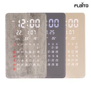 플라이토 그랜더 캘린더 전자달력 인테리어 LED 벽시계 35cm