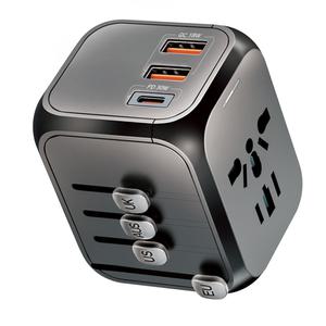 해외여행용 멀티 충전 어댑터 플러그 30W PD QC3.0 USB 만능플러그 프리볼트 전세계 호환 출장 신혼여행