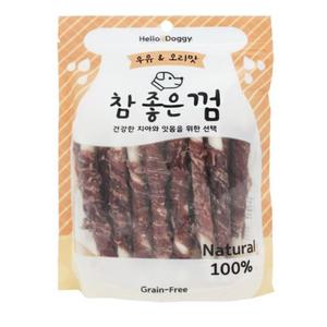헬로도기 참좋은껌 오리 우유맛 스틱 24p