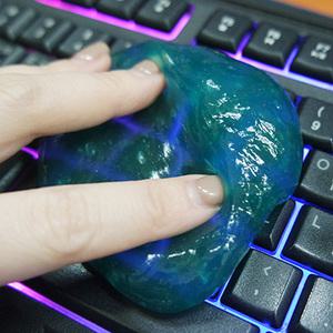 강력 청소용 슬라임 틈새 먼지잡는 젤 청소 키보드 만능 먼지 제거기 책상 바닥 털 컴퓨터 머리카락 젤리