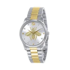 YA1264131 G타임리스 남녀공용 메탈 쿼츠 38mm