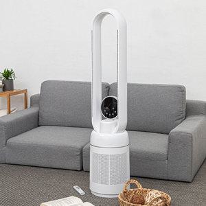 TCK 날개없는 BLDC 선풍기 LED디스플레이 32단 바람세기 리모컨 15시간 타이머 UV기능