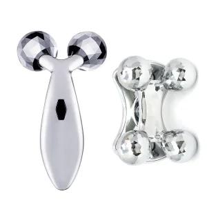 얼굴마사지 3D 4D 페이스롤러 4구 바디 마사지롤러 붓기제거