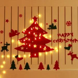 Felt 펠트 벽트리 레드 크리스마스트리