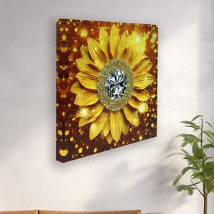 해바라기 꽃 그림 돈들어오는 액자 재물운 풍수 지리 거실 현관 인테리어 개업 집들이 선물