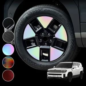 싼타페 하이브리드 MX5 18인치 휠마스크 튜닝 데칼 스티커 랩핑 필름