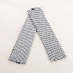 리플 골지 니트 간절기 겨울 보온 암워머 팔토시 롱 패션 장갑 AIM-WGL-0665-그