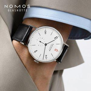 NOMOS Tangente 남성용 수동 기계식 시계 비즈니스 레저 쿼츠 소형 3 바늘 방수 포인터
