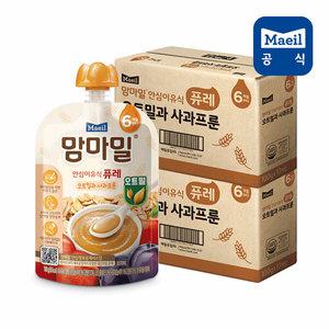 매일 맘마밀 오트밀사과프룬 100g 20팩 이유식