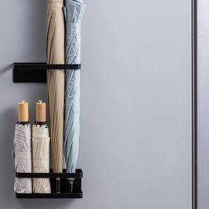 무타공 자석 우산꽂이 현관 신발장 정리함 모던 우산걸이 블랙
