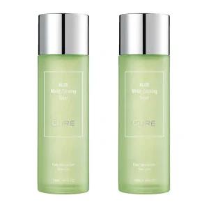 [10%+카드12%] 김정문알로에 큐어 모이스트 카밍 토너 130ml 2개