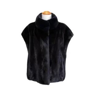 [퍼블랑] 북유럽 코펜하겐 밍크 하이넥 베스트 퍼_FB3WVF103