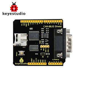 Keyestudio CAN-BUS 쉴드 MCP2515 칩, SD 소켓 포함, Arduino UNO R3/선물 상자,