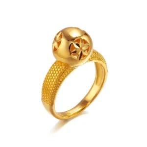 갤러리아 여자 순금 반지 볼 꽃 24K 7.5g 애끼 검지 엄지