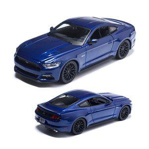 [마이스토] 1:24 2015 포드 머스탱 GT 블루 자동차다이캐스트 모형차 자동차장난감