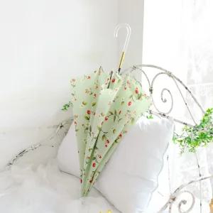 wpc우산 스트로베리가든 자동 장우산 3316-04-001