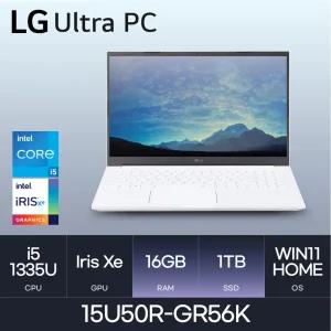 HMC / LG전자 2023 울트라PC 15U50R-GR56K - 16GB / 1TB / WIN11H - 가성비 학생용 사무용 노트북