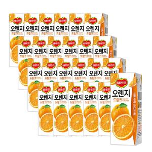 델몬트 오렌지 드링크 190ml 24개 2박스