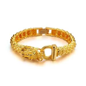 갤러리아 남자 순금 팔찌 비늘 용팔찌 24K 75g 18K장식