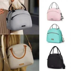 프리미엄 모던 숄더 도시락가방 보온보냉백 보온백 캠핑 등산 직장인 학생