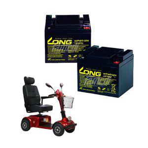 화메디 케어라인 롱 배터리 12V 40Ah (2개 1세트) 나드리 전동휠체어 노인 장애인 전동스쿠터