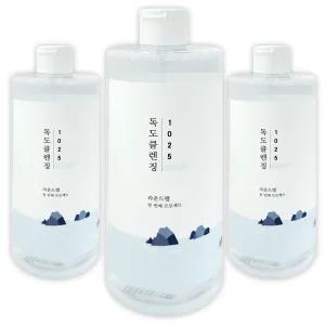 라운드랩 1025 독도 클렌징 워터 약산성 클렌저 400ml 3개