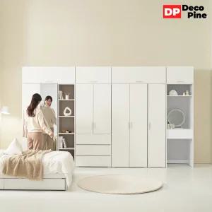 데코파인 루체 800 장롱 장농 이불장 안방 작은방 원룸 싱글 키큰 미니 서랍 6자 7자 8자
