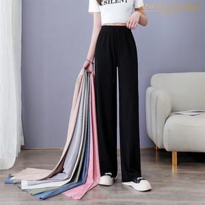 엔젤가드 여성 바지 할미 플리츠 여름 쿨 와이드 밴딩 팬츠 고무줄