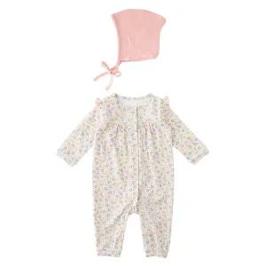 [밍크뮤](본점)(IV)24년 FW이월상품 와일드플라워SET우주복 (34A70-041-20)