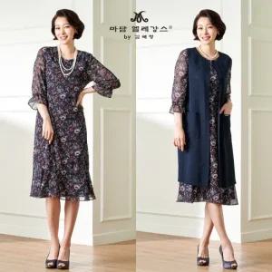 [마담엘레강스] 제시카 원피스 앙상블 K221OP01+K221VT02