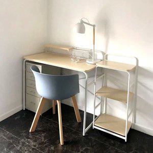 [비카] NEW 올슨책상+책장세트/공부책상/컴퓨터책상/이케아/선반/책장/리빙가구