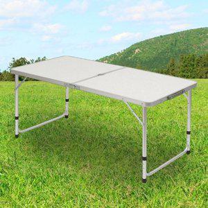 [제이큐]오토캠핑 접이식 테이블 파라솔 거치가능 야외테이블