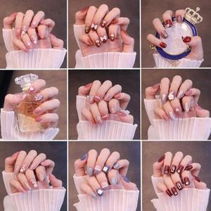 [RGK824O6]레드메이플 붙이는 네일팁 양면스티커 8종