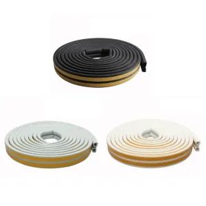 현관문고무패킹 우풍 방문 방풍 소음 외풍차단 창문 바람 문틈막이 틈새막이 방음재 D형 9X6