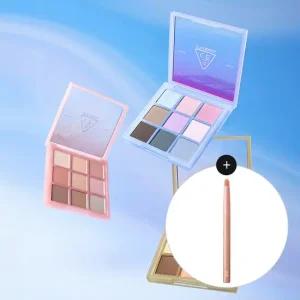 멀티 아이 컬러 팔레트+글로우 아이포인트 브러쉬