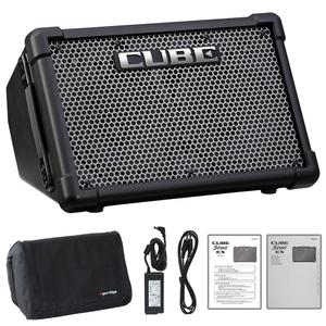 롤랜드 큐브스트리트 EX ROLAND 버스킹 앰프 기타 마이크 건반 케이스패키지