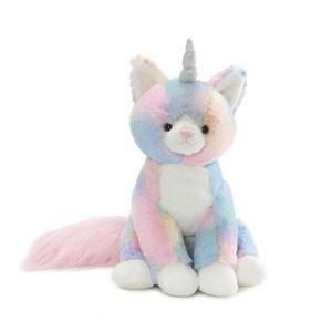 [XBF211M5_47]무지개빛 유니콘고양이 1P 애착 봉제인형
