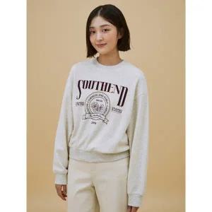 [롯데백화점]폴햄 여성) 소프트테리 빅그래픽 크롭 맨투맨 (PHE3TR2010)