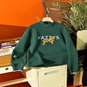 헤지스 골프 여성 24FW [가격인하][ONLINE EXCLUSIVE][Afterhours캡슐] 그린 여성 모크넥 기모 티셔츠(세미