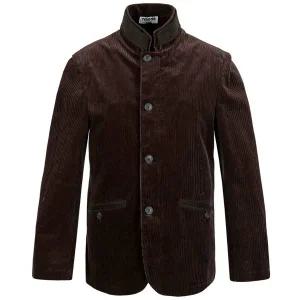 레노마 코듀로이 스탠드카라 스탠다드핏 자켓 브라운 RNLMBJ61A