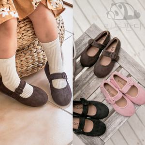 발소리 Y55A 세무버키 아동플랫 여아구두 유아신발 아이단화 130~220