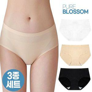 [NS홈쇼핑][퓨어블라썸][3종세트] 경량 메쉬 누디 팬티/빅사이즈/빅사이즈..[34576589]