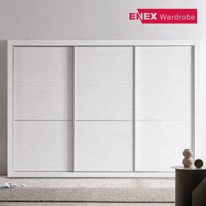 [ENEX]풀 갤러리화이트 슬라이딩 장롱 -183.4cm (2도어)