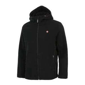 [하프클럽/]람브레타 남성 플리스 본딩 후드집업 블랙