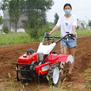 소형 아세아관리기 밭가는기계 텃밭 경운기 4륜 트랙터 177 가솔린